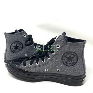Converse Chuck 70 Canvas Black Grey Fog Men’s